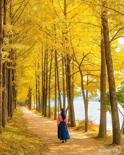 把握高角度俯拍突出风景全貌与人物融入感